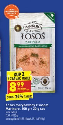 Łosoś koper z sosem chrzanowo-śmietanowym Marinero promocja