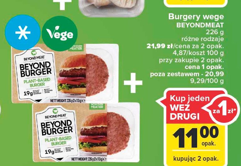 Burger Beyond meat promocja