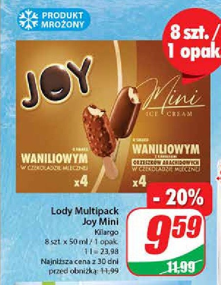 Lody mini mix Augusto joy promocja