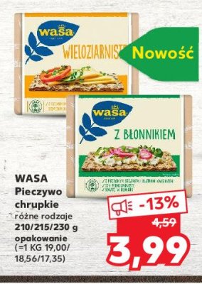 Pieczywo wieloziarniste Wasa promocja