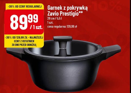 Garnek 5.5 l Zavio prestigio promocja w POLOmarket