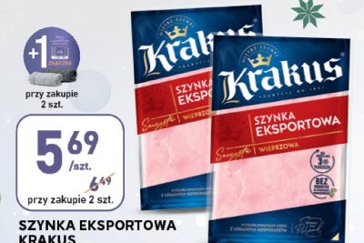 Szynka eksportowa Krakus promocja w Stokrotka