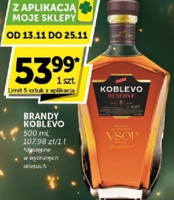 Brandy Koblevo VSOP promocja w ABC