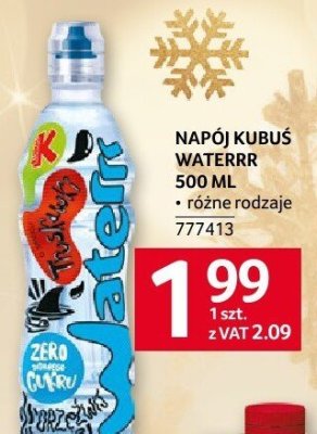 Napój Kubuś Waterrr 500 ml różne rodzaje promocja w Selgros
