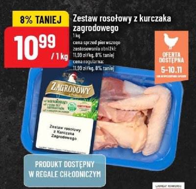 Zestaw rosołowy z kurczaka zagrodowego promocja w POLOmarket