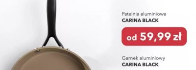 Patelnia aluminiowa CARINA BLACK promocja w Nela