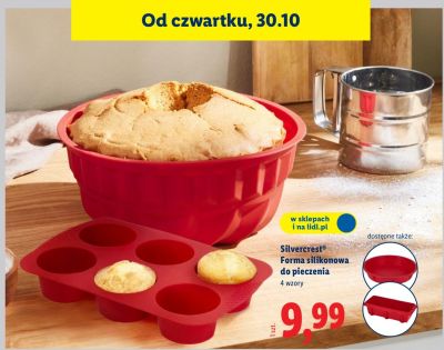 Forma silikonowa do pieczenia muffinek promocja w Lidl