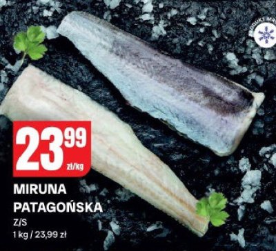 Ryba miruna patagońska z/s promocja w Chorten