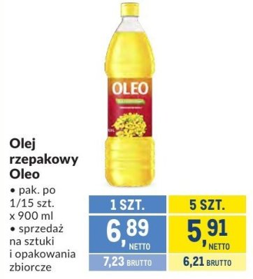 Olej promocja w Makro