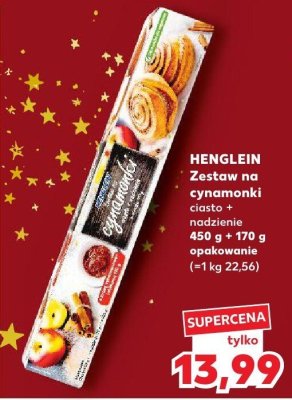 Zestaw na cynamonki ciasto + nadzienie promocja w Kaufland