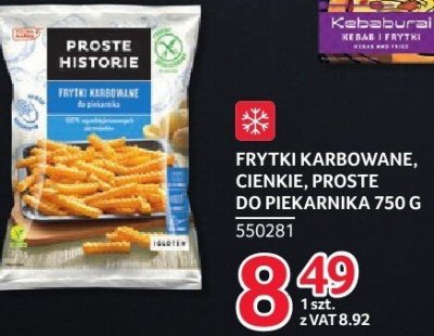 Frytki karbowane, cienkie, proste do piekarnika promocja w Selgros