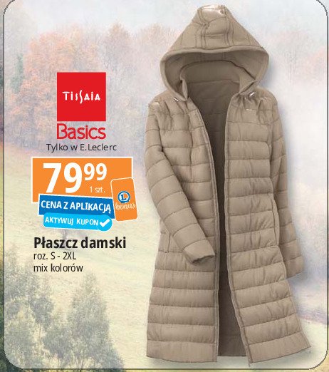 Płaszcz damski Tissaia promocja