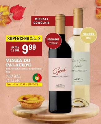 Wino Vinha do Palacete 750ml polskie czerwone promocja w Biedronka