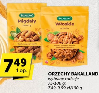 Orzechy Bakalland wybrane rodzaje promocja w Euro Sklep