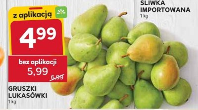Gruszki Łukasówki promocja w Stokrotka