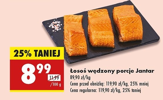 Łosoś wędzony porcje promocja