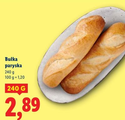 Bułka paryska promocja w Lidl