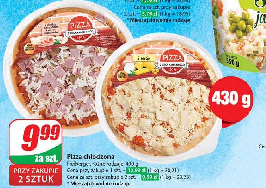 Pizza z szynką FREIBERGER promocja