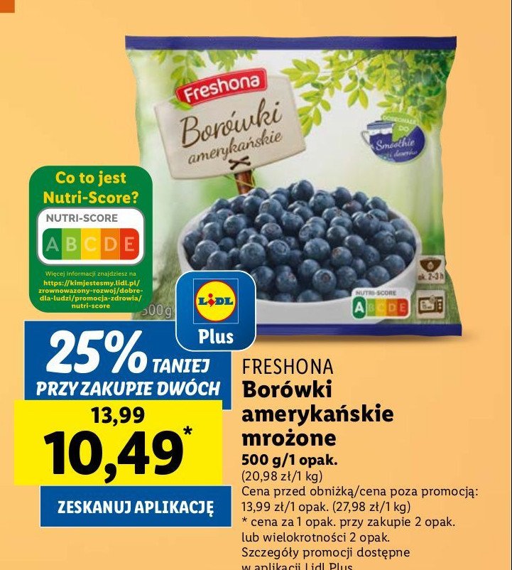 Borówki amerykańskie Freshona promocja