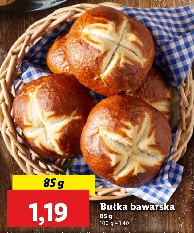Bułka bawarska promocja
