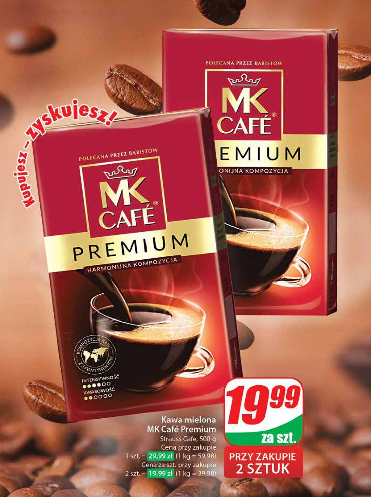 Kawa MK Cafe Premium promocja w Dino
