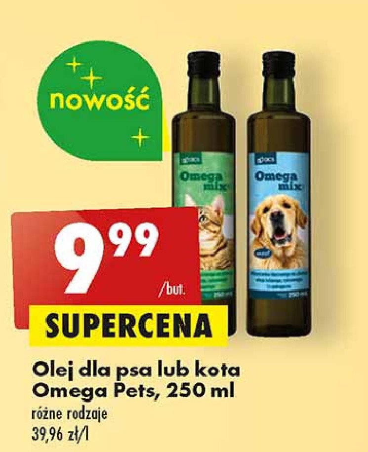 Olej dla psa Omega pets promocja