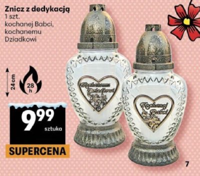 Znicz z dedykacją promocja w Delikatesy Centrum