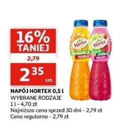 Napój jabłko malina i limonka Hortex promocja