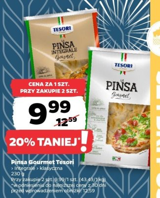 Pińsa Gourmet Tesori Integrale, klasyczna promocja w Netto