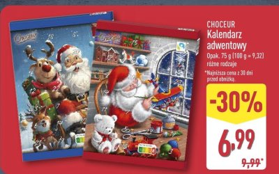 Kalendarz adwentowy promocja w Aldi