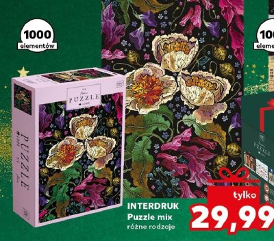 Puzzle mix różne rodzaje 1000 elementów promocja w Kaufland