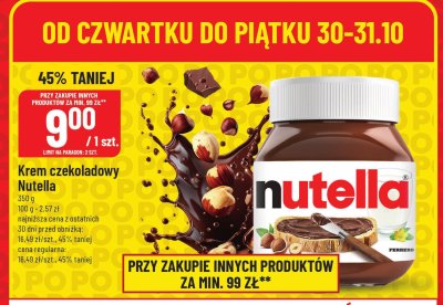 Krem czekoladowy promocja w POLOmarket