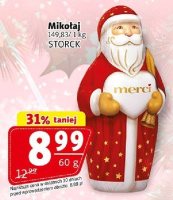 Mikołaj merci STORCK promocja w Prim Market