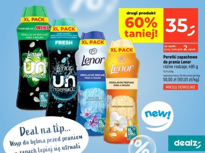 Perełki zapachowe do prania Lenor różne rodzaje promocja w Dealz