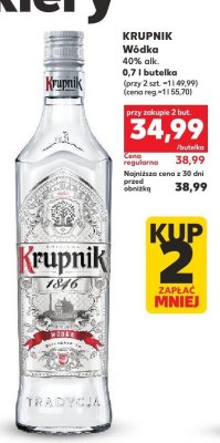 Wódka promocja w Kaufland