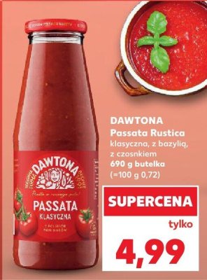 Passata Rustica z bazylią promocja w Kaufland