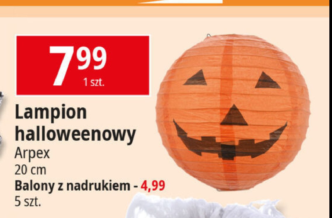 Balony halloween Arpex promocja