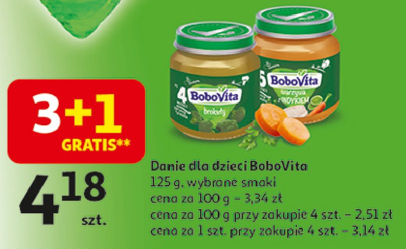 Brokuły Bobovita promocja w Auchan