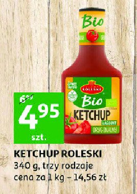 Ketchup łagodny Roleski bio promocja