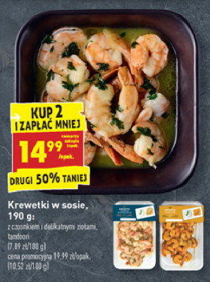 Krewetki tandoori promocja