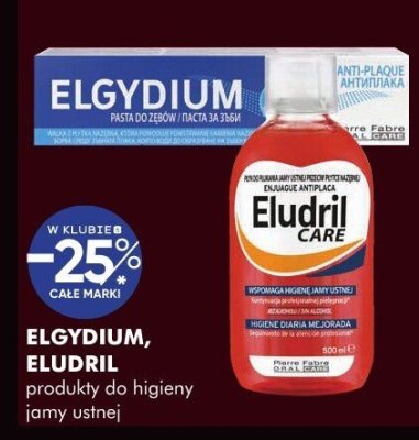 Produkty ELGYDIUM, ELUDRIL do higieny jamy ustnej promocja w Super-Pharm