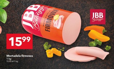 Mortadela firmowa JBB 1kg promocja w LEWIATAN