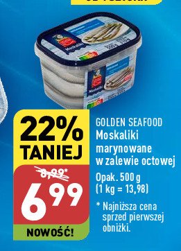 Moskaliki w zalewie octowej Golden seafood promocja