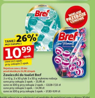Zawieszka do wc harmony Bref spa moments promocja
