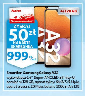 Smartfon a32 czarny Samsung galaxy promocje