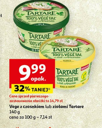 Smarowidło z ziołami prowansalskimi Tartare promocja