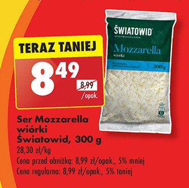 Ser mozzarella w kawałku Światowid promocja