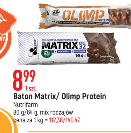 Baton proteinowy carmel Olimp sport nutrition protein bar promocja