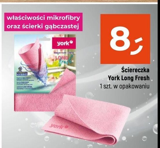 Ściereczki z mikrofibry long fresh York promocja w Dealz