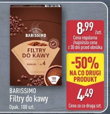 Filtry do kawy  promocja w Aldi